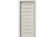 PORTA Doors SET Rámové dvere KONCEPT A3, sklo Matné, 3D fólia Borovica Nórska + zárubňa