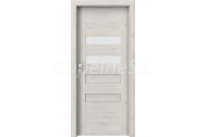 PORTA Doors SET Rámové dvere KONCEPT H2, sklo Matné, 3D fólia Borovica Nórska + zárubňa