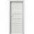 PORTA Doors SET Rámové dvere KONCEPT H1, sklo Matné, 3D fólia Wenge White + zárubňa