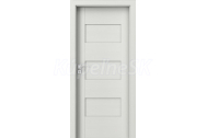 PORTA Doors SET Rámové dvere KONCEPT K0, plné, 3D fólia Wenge White + zárubňa