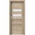 PORTA Doors SET Rámové dvere KONCEPT H2, sklo Matné, 3D fólia Dub Klasický + zárubňa