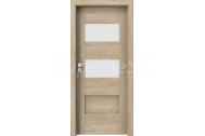 PORTA Doors SET Rámové dvere KONCEPT K2, sklo Matné, 3D fólia Dub Klasický + zárubňa