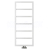 Sapho DENALI vykurovacie teleso 550x1336mm, 411 W, biela