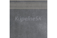 RAKO FORM schodovka 30x30 cm, tmavošedá-matná, DCP34697, R9/A DCP34697