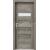 PORTA Doors SET Rámové dvere KONCEPT H1, sklo Matné, 3D fólia Dub Sibírsky + zárubňa