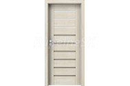 PORTA Doors SET Rámové dvere KONCEPT A3, sklo Matné, 3D fólia Dub Škandinávsky + zárubňa