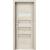 PORTA Doors SET Rámové dvere KONCEPT H1, sklo Matné, 3D fólia Dub Škandinávsky + zárubňa
