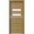 PORTA Doors SET Rámové dvere KONCEPT H2, sklo Matné, 3D fólia Dub Prírodný + zárubňa