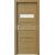 PORTA Doors SET Rámové dvere KONCEPT H1, sklo Matné, 3D fólia Dub Prírodný + zárubňa