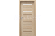 PORTA Doors SET Rámové dvere KONCEPT A3, sklo Matné, 3D fólia Buk Škandinávsky + zárubňa