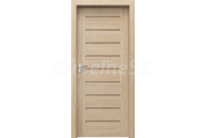 PORTA Doors SET Rámové dvere KONCEPT A0, plné Matné, 3D fólia Buk Škandinávsky + zárubňa
