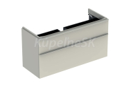Geberit Smyle Square Skrinka pod umývadlo,1184x470x617mm, 2 zásuvky, závesná, pieskovosivá
