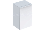 Geberit Smyle Square nízka skrinka závesná, 1 dvierka, pravá, 360x600x326mm, lesklá biela