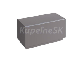 KERAMAG ICON Bočná skrinka, stojacia, 89 x 47,2 x 47,7 cm, platinum