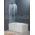 Olsen Spa line EVORA vaňová zástena 80x130 cm, hliník chróm, výkyvné otváranie, číre sklo