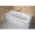 Besco INTRICA SLIM Vaňa obdĺžniková akrylátová 160x75cm, 175 l, Biela + nohy