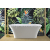 Besco ASSOS S-LINE Voľne stojaca vaňa z liateho mramoru 160x70cm, Biela