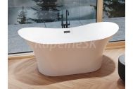 Besco AMBER Voľne stojaca vaňa 170x80cm, Biela