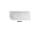 Besco AVITA SLIM+ Vaňa asymetrická akrylátová 180x80cm Pravá 217 l, Biela + nohy