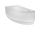 Besco FONDI Vaňa asymetrická akrylátová 140x70cm Ľavá 132 l, Biela