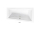 Besco INTIMA Vaňa asymetrická akrylátová 160x90cm Pravá 205 l, Biela + nohy