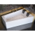Besco INTIMA DUO Vaňa asymetrická akrylátová 170x125cm Pravá 225 l, Biela + nohy