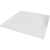 Olsen Spa LAKA Štvorcová sprchová vanička liaty mramor 80x80x3cm, Biela