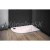 Olsen Spa VENETS Štvrťkruhová asym. sprchová vanička liaty mramor 120x90x3cm, R550 Pravá B