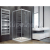Besco MODERN 185 Štvorcový sprchový kút 80x80x185cm Univerzálny, rám Chróm Al, sk.Frost 6m