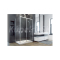 Besco DUO SLIDE Bočná stena 80x195cm, Univerzálna, rám Chróm Al, sk.číre 6mm