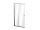 Besco DUO SLIDE Vaňová zástena posuvná 100x170cm, rám Leštený Al, sk.číre 4mm