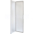 Olsen Spa DIANA Sprchové dvere zalamovacie 80x185cm, rám Biely Al, polystyrol 2mm