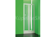 Hopa Forte DOMINO Sprchové dvere do niky univerzálne 85x185cm, rám plast biely, polystyrol