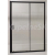 Olsen Spa TREOS NEW BLACK Sprchové dvere do niky posuvné 140x190cm, rám Čierny Al, sk.číre