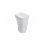 Besco ASSOS S-LINE Umývadlo voľne stojace 520x410x850mm, liaty mramor, Biela