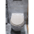 Hopa OAK WHITE WC sedátko MDF, Soft-Close, Dub Biely