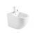 Hopa OVALE Bidet závesný 37x52x37cm, Biela