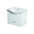 Olsen Spa VIKY 55 Skrinka s keramickým umývadlom 51,3x34x43,7cm, v demonte, Biela