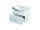 Olsen Spa VIKY 55 Skrinka s keramickým umývadlom 51,3x34x43,7cm, v demonte, Biela