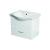 Olsen Spa VIKY 55 Skrinka s keramickým umývadlom 51,3x34x43,7cm, v demonte, Biela