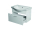 Olsen Spa VIKY 65 Skrinka s keramickým umývadlom 60,6x34x43,7cm, v demonte, Biela