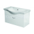 Olsen Spa VIKY 80 Skrinka s keramickým umývadlom 75,2x34x43,7cm, v demonte, Biela