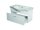 Olsen Spa VIKY 80 Skrinka s keramickým umývadlom 75,2x34x43,7cm, v demonte, Biela