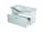 Olsen Spa VIKY 80 Skrinka s keramickým umývadlom 75,2x34x43,7cm, v demonte, Biela