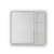Olsen Spa SÉVIS 60 Horná závesná zrkadlová skrinka 60x58,5x14cm, Biela OLNSEV60