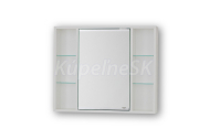Olsen Spa SÉVIS 70 Horná závesná zrkadlová skrinka 70x58,5x14cm, Biela