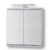 Olsen Spa ARLES Zrkadlová skrinka s LED osvetlením 60x64x17cm, Biela