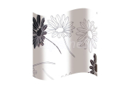 Olsen Spa KD02100818 Kúpeľňový záves plast 180x180cm, potlač