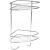 Olsen Spa KD02080047 Drôtená rohová polička 16,5x16,5x30,7cm, pochrómovaná oceľ