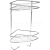 Olsen Spa KD02080047 Drôtená rohová polička 16,5x16,5x30,7cm, pochrómovaná oceľ
